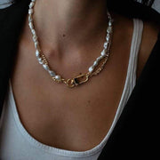 Stitched Choker Pearl Chain Collarbone – Thoughtful Gifts — 1