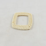 Vintage Straw Rattan Earrings Geometric Ring – Practical Gifts — 8