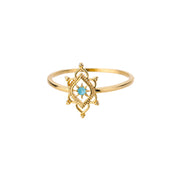 Crown Green Double Layer Hollow Ring – Unique Gift Ideas — 12