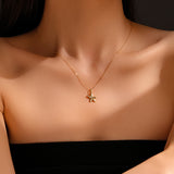 S925 Sterling Silver Starfish Sweet Light Luxury – Jewelry Gift Ideas — 1