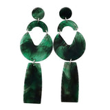 Vintage Fashion Acetate Acrylic Earrings – Stylish Gifts — 4