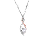 Simple Smart Necklace Two-color Electroplating – Jewelry Gift Ideas — 3