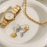 Stainless Steel Gold And Silver Color Matching – Gifts for Couples — 4