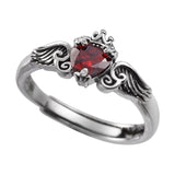 Vintage Heart Shaped Zircon Ring Female – Gifts for Her — 5