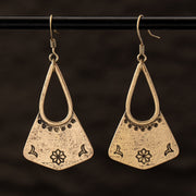 Women's Vintage Water Drop Scallop Earrings – Gifts for Her — 2