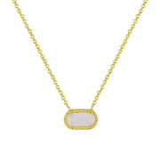 Fashion Oval Turquoise Inlaid Necklace – Jewelry Gift Ideas — 5