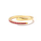 Creative Snake Set Diamond Ring – Birthday Gifts — 3
