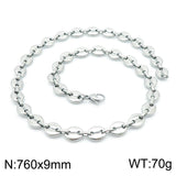 Personality Oval Simple Stainless Steel Coffee – Jewelry Gift Ideas — 3