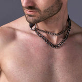 Wild Clavicle Chain Necklace Leather Collar Neck – Jewelry Gift Ideas — 9