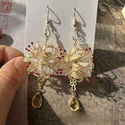 Red Spider Lily Manjushage Women's Earrings – Gifts for Her — 4