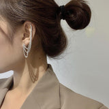 Ladies Multilayer Chain One Piece Stud Earrings – Stylish Gifts — 1