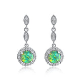 Trendy Rose Gold White Gold Multicolor Round Opal – Practical Gifts — 5