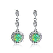 Trendy Rose Gold White Gold Multicolor Round Opal – Practical Gifts — 5