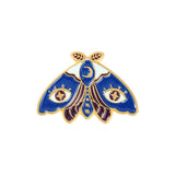 Women's Enamel Vintage Star Moon Brooch Gold – Jewelry Gift Ideas — 4