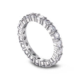 Sterling Silver Ring With Diamonds Simple Ladies – Practical Gifts — 17