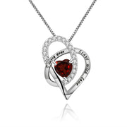 Birthstone S925 Silver Necklace Pendant – Jewelry Gift Ideas — 9