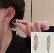 Sterling Silver Needle Tulip Stud Earrings For Women – Gifts for Her — 3