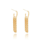 Trendy Gold Tassel Stud Earrings – Gift Ideas — 5