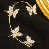 Fashion Earring Butterfly Ear Clip And Ear Hook – Jewelry Gift Ideas — 7