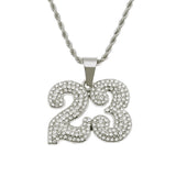 Men's Hip-hop 23 Digital Street Pendant Necklace – Jewelry Gift Ideas — 4