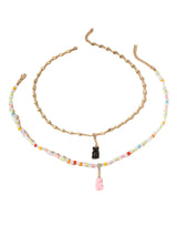 Bohemian Rainbow Wind Necklace Colored Rice Beads – Jewelry Gift Ideas — 5