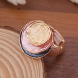 Women's Colorful Oil Three-layer Round Cake Elastic – Gifts for Her — 2