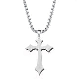Men's Pendant Stainless Steel Square Pearl Chain – Jewelry Gift Ideas — 5