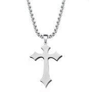 Men's Pendant Stainless Steel Square Pearl Chain – Jewelry Gift Ideas — 5
