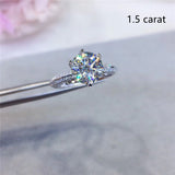 Half Of The Country Moissanite Diamond Ring Fidelity – Everyday Gifts — 3