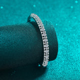 Women's Starry Moissanite Full Inlaid Bracelet – Jewelry Gift Ideas — 4