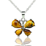 Natural Stone Crystal Small Butterfly Alloy – Jewelry Gift Ideas — 14