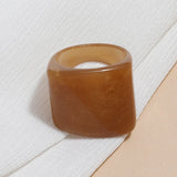 Vintage Resin Special-interest Design Acrylic Ring – Small Gift Ideas — 11