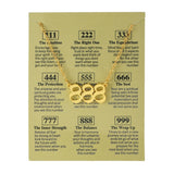 Women's Electroplated Gold Angel Number Necklace – Jewelry Gift Ideas — 12