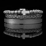 3Piece Scripture Cross Bracelet Stainless Steel – Jewelry Gift Ideas — 8