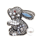 Diamond Rabbit Brooch Zodiac Cartoon Animal – Jewelry Gift Ideas — 7