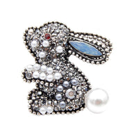 Diamond Rabbit Brooch Zodiac Cartoon Animal – Jewelry Gift Ideas — 7