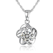 Women's 925 Sterling Silver Flower Pendant – Jewelry Gift Ideas — 6
