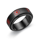 Personality Ring Titanium Steel Hip Hop Simplicity – Useful Gifts — 3