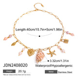 Stainless Steel Love Pearl Pendant Necklace Cute – Jewelry Gift Ideas — 3