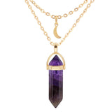 Natural Crystal Stone Pendant Hexagon Prism – Jewelry Gift Ideas — 6