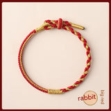 DIY Zodiac Year Red Rope Peach Knot Bracelet – Jewelry Gift Ideas — 4