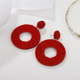 Retro Color Bead Earrings For Women – Gifts for Her — 13