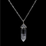 Natural Stone Hexagon Prism Crystal Pendant – Jewelry Gift Ideas — 1