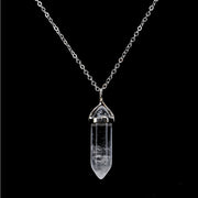 Natural Stone Hexagon Prism Crystal Pendant – Jewelry Gift Ideas — 1