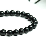 Shungite Single Circle Bead Jewelry Men's – Jewelry Gift Ideas — 3