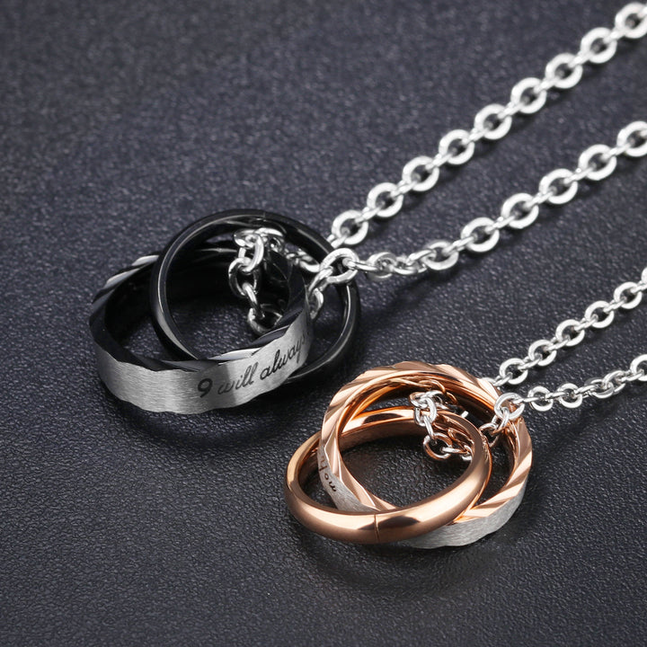 European And American Fashion Double Interlocking – Jewelry Gift Ideas — 1