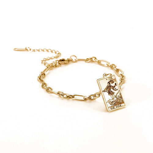 12 Tarot Card Series Fashion Trend Long Oval Link – Stylish Gifts — 1