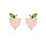 Cute Tropical Fruit Earrings For Women With Diamonds – Gifts for Her — 2