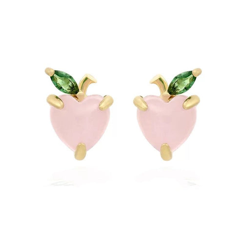 Cute Tropical Fruit Earrings For Women With Diamonds – Gifts for Her — 2