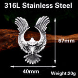 Titanium Steel Phoenix Pendant Men's Personality – Jewelry Gift Ideas — 4
